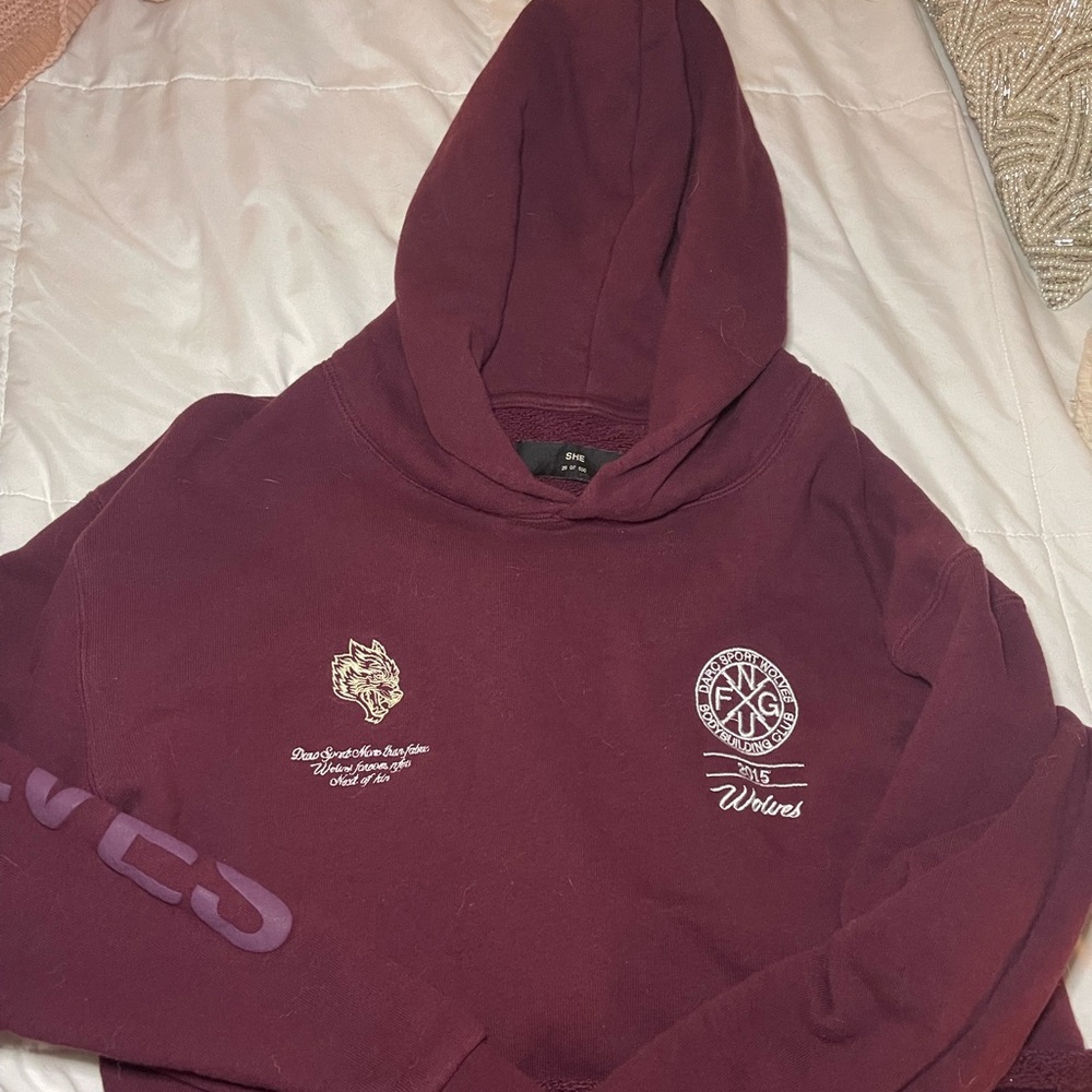Darksport crop hoodie